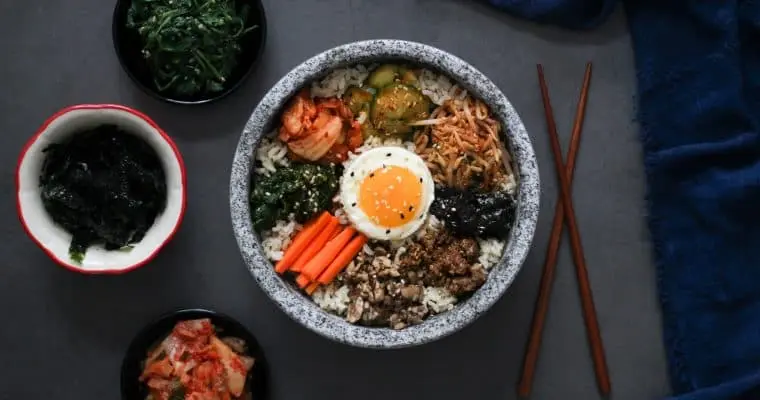 Bibimbap – Korean Mixed Rice Bowl.