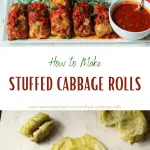how to make stuffed cabbage rolls pinterest pin